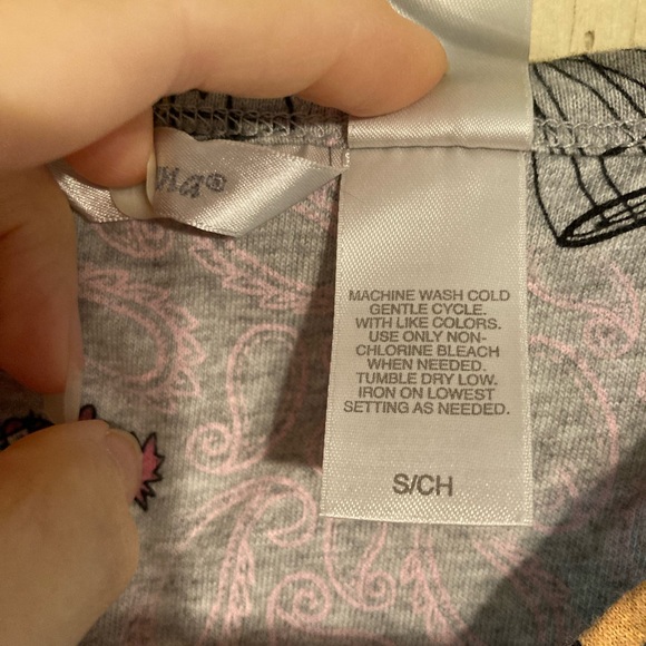 S/2 Gray Cat Print Nightgowns, SMALL, NEW - Picture 4 of 15